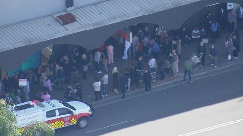 Westfield Liverpool has been evacuated after a shop fire about 12pm today.