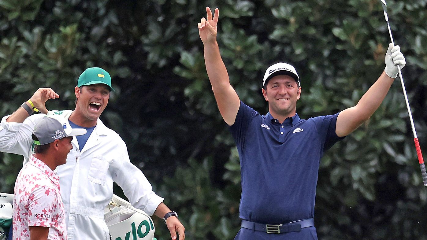 Masters contender Jon Rahm hits 'greatest golf shot in history' at Augusta
