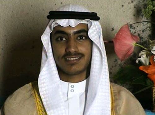 Hamza bin Laden pictured on his wedding day. (AAP) 