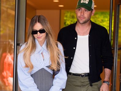 NEW YORK, NY - OCTOBER 5: Sydney Sweeney and Scooter Braun are seen on October 5, 2025 in New York City.  (Photo by XNY/Star Max/GC Images) *** Local Caption ***Sydney Sweeney;Scooter Braun