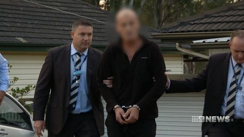 Kenneth Christopher Washbrook, 47, was arrested in Sydney's west this morning. (9NEWS)