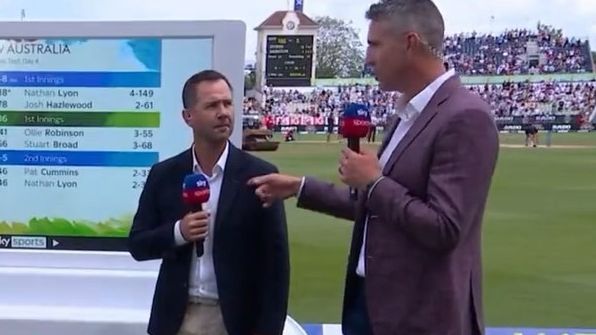 Ricky Ponting shut down Kevin Pietersen live on air.