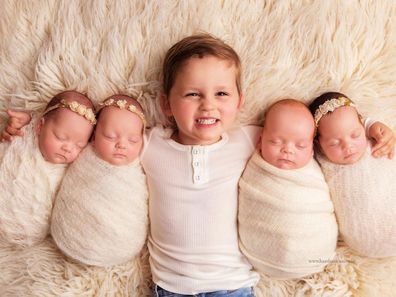 Miracle quadruplets born in New Zealand
