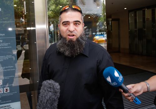 Hamdi Alqudsi outside the Downing Centre Local Court on November 21, 2014 in Sydney, Australia.