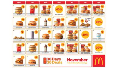 Maccas' 30 deals for 30 days is back