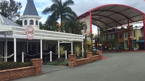 Dreamworld is a virtual ghost town since the 2016 tragedy. Picture: 9NEWS