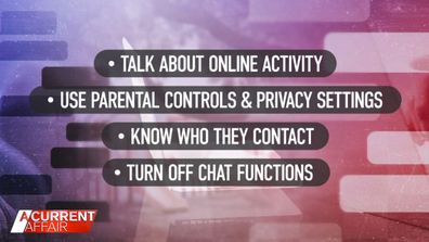 Tips for protecting children online.