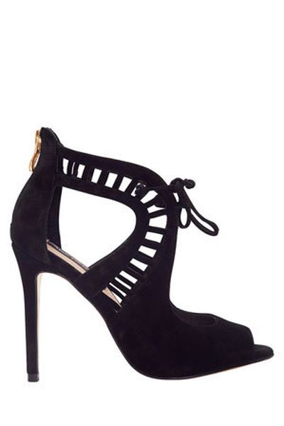 Jane Debster black suede pump, $229.95 &nbsp;at <a href="http://www.myer.com.au/shop/mystore/women/shoes/heels-pumps/paloma-black-suede-lace-up-pump-315561610" target="_blank">Myer</a><br />