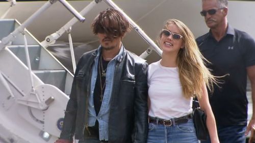 Depp lands in Brisbane to resume filming at Pirates set
