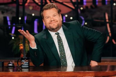 Comedian Ricky Gervais calls out fellow Brit James Corden for seemingly ripping off his 2018 stand-up joke.