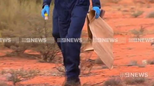 The items have been removed for forensic testing in Perth. (9NEWS)