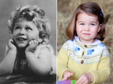 The resemblance between Princess Charlotte and Queen Elizabeth is undeniable.