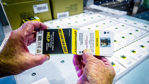 Each Operation Veritas card displays a photo and information about an unsolved homicide or suspicious disappearance.