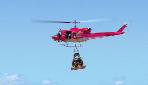 Xbox drops car and driver out of helicopter on Victoria border to promote Forza Horizon 5.