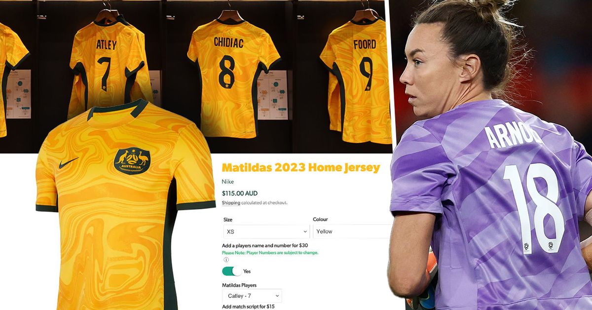 FIFA Women's World Cup 2023: The one Matildas jersey you can't buy, 'Very  hurtful