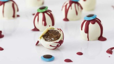 Kirsten Tibballs' chocolate eyeballs recipe for Halloween