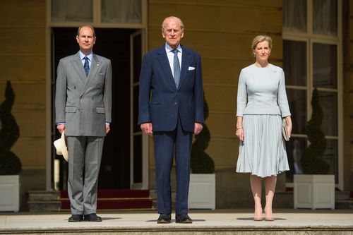 Prince Edward, Prince Philip and Sophie, Countess of Wessex