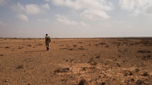 An image of Somalia's arid landscape. (AFP)