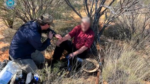 An elderly man has been found dehydrated but alive after being lost in near freezing conditions in a remote part of WA in what police called "nothing short of a miracle."