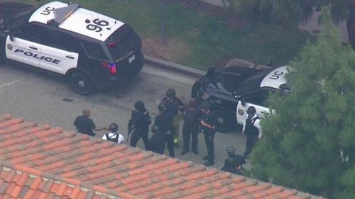 US police confirm double shooting at Los Angeles college campus a murder-suicide