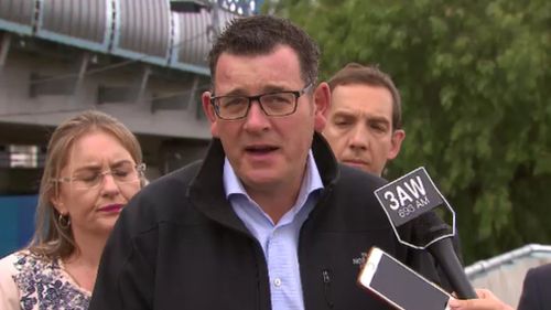 The premier said opposition leader could not be trusted. (9NEWS)