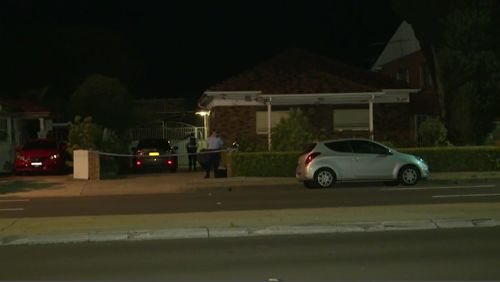 Authorities were called to the home on General Homes Drive after reports of a dispute around 1.10am. Picture: 9NEWS.