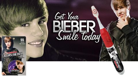Justin Bieber musical toothbrush