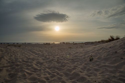 A view of Carmen Beach in Zahara de los Atunes, Andalucia, Spain.