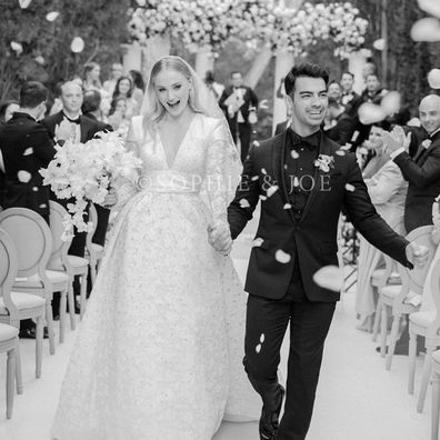 Sophie Turner's Wedding Dress: Stuns In White While Marrying Joe