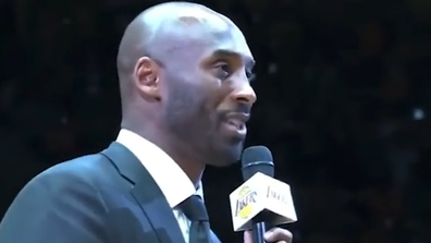 Vanessa Bryant shares touching footage of Kobe gushing about being a father.