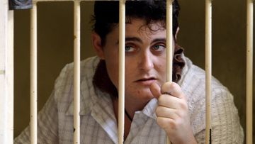 Australian alleged drug suspect Renae Lawrence inside a holding cell before trial at a Denpasar District Court in Bali, Indonesia on Friday 13 January 2006.
