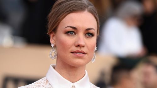 Australian actor Yvonne Strahovski has scored a supporting actress Emmy nomination for her role in The Handmaid's Tale. Picture: AAP