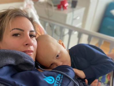 Mum Danielle struggled to see her son go through brutal cancer treatment.