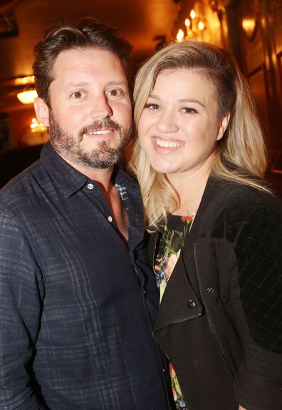 Kelly Clarkson and Brandon Blackstock in 2015.