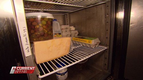 Food must be thrown out if left out of the fridge for  more than four hours. Picture: A Current Affair