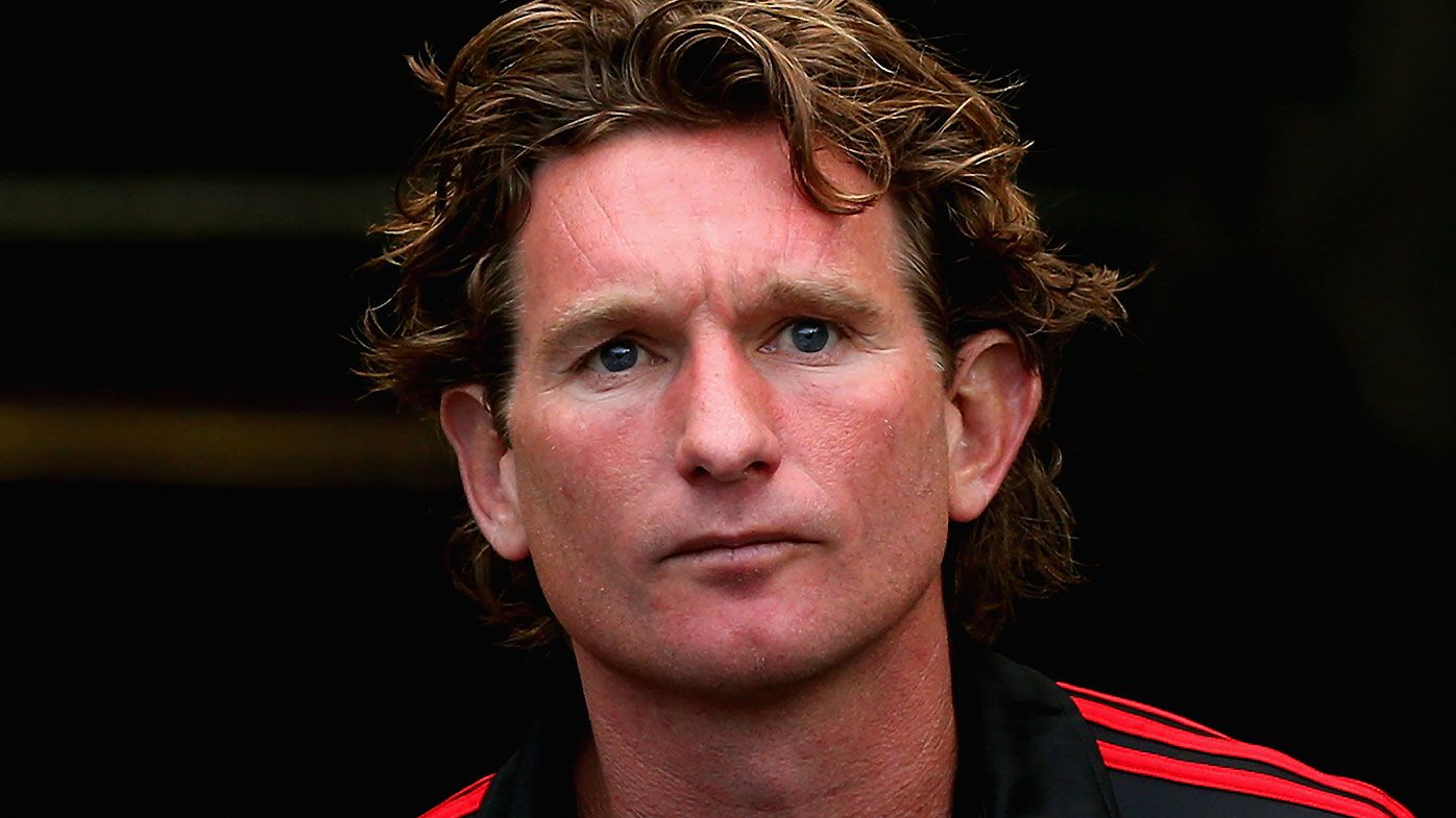 James Hird pictured during his last season as Essendon coach in 2015