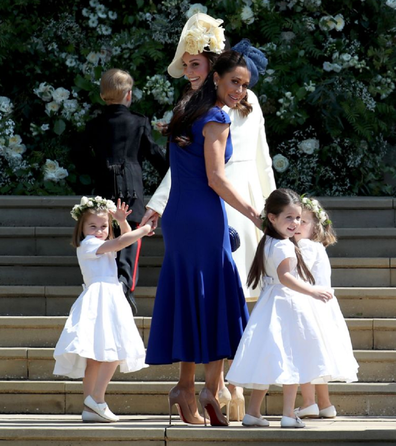 Jessica with her daughter Ivy who was a flower girl at the royal wedding