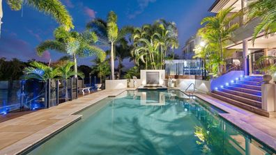 Hope Island Queensland pool Domain house mansion property
