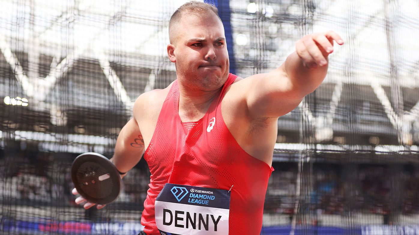 Matt Denny in action at this year&#x27;s London Diamond League.