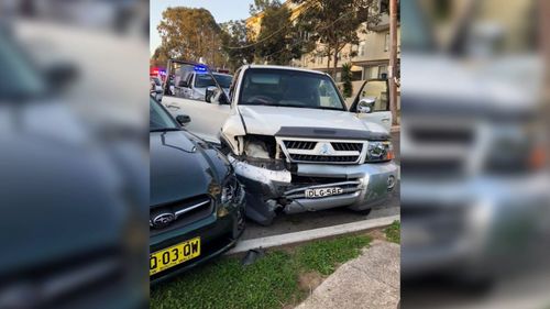 Police allegedly smashed the woman's driver window and attempted to open the door during the incident yesterday.