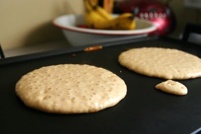 Cooking pancakes