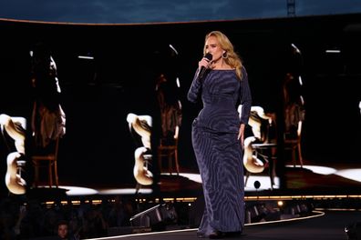 MUNICH, GERMANY - AUGUST 02: (Exclusive Coverage) Adele performs onstage at Messe München on August 02, 2024 in Munich, Germany. (Photo by Kevin Mazur/Getty Images for AD)