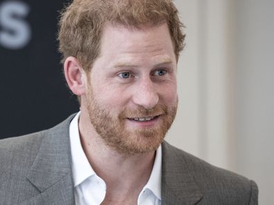 Britain's Prince Harry speaks during a reception at the town hall in Duesseldorf, Germany, Tuesday, Sept. 6, 2022. Prince Harry visits the city as ambassador for the Invictus games, a week-long games for active servicemen and veterans who are ill, injured or wounded, hosted by Duesseldorf next year. (Fabian Strauch/dpa via AP)