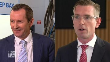 New South Wales Premier Dominic Perrottet reignited his war of words with WA counterpart Mark McGowan, likening him to Lord of the Rings creature Gollum.