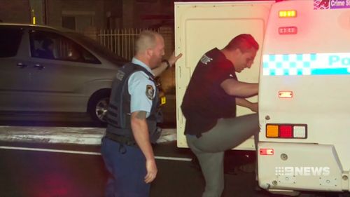 The alleged victim's two young sons were taken into custody, but later released when police determined they acted in self defence. Picture: 9NEWS