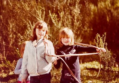 Aisling right and Margaret sisters with cancer