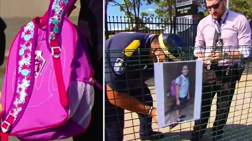 Police are searching for clues about Tiahleigh Palmer's death, including her missing backpack. (9NEWS)