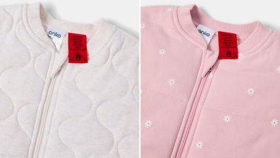 3.5 tog sleeping bags close up, Kmart