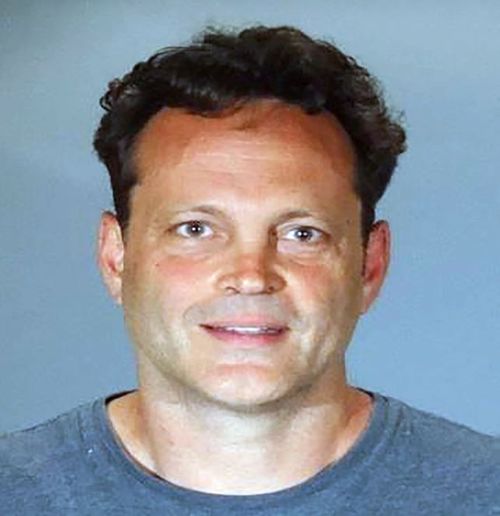 Vince Vaughn was arrested on suspicion of drink-driving yesterday. Picture: AAP