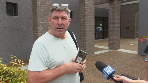 Scott Andrew Minigle outside of Sutherland Local Court during a previous appearance.
